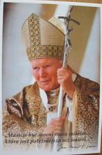 Paus Johannes Paulus II - met Pools gebed op de achterzijde, Verzenden, 1980 tot heden, Ongelopen, Overige thema's