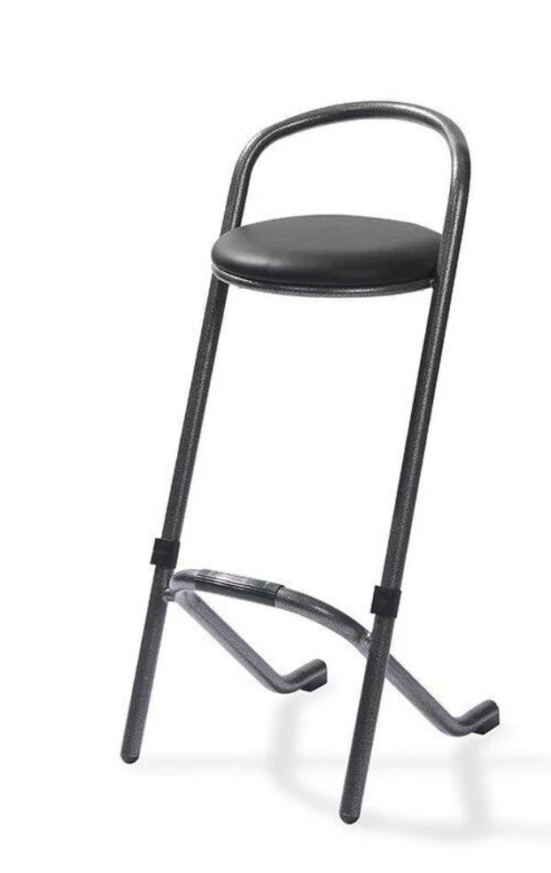 Krukken barkruk stapelbaar voetsteun rugleuning, Huis en Inrichting, Barkrukken, Nieuw, 60 tot 90 cm, Leer, 5 krukken of meer
