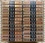 24x Maxell XLII 90 100 60 cassettebandjes XLII90 XLII-900, Gebruikt, 2 t/m 25 bandjes, Ophalen of Verzenden, Voorbespeeld