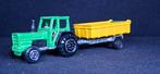 Majorette Tractor met Aanhanger. BIEDEN, Ophalen of Verzenden, Gebruikt, Auto