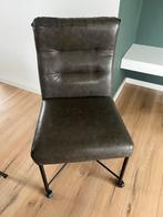 6 Stoelen eetkamer gratis, Huis en Inrichting, Stoelen, Ophalen, Gebruikt, Grijs, Vijf, Zes of meer stoelen