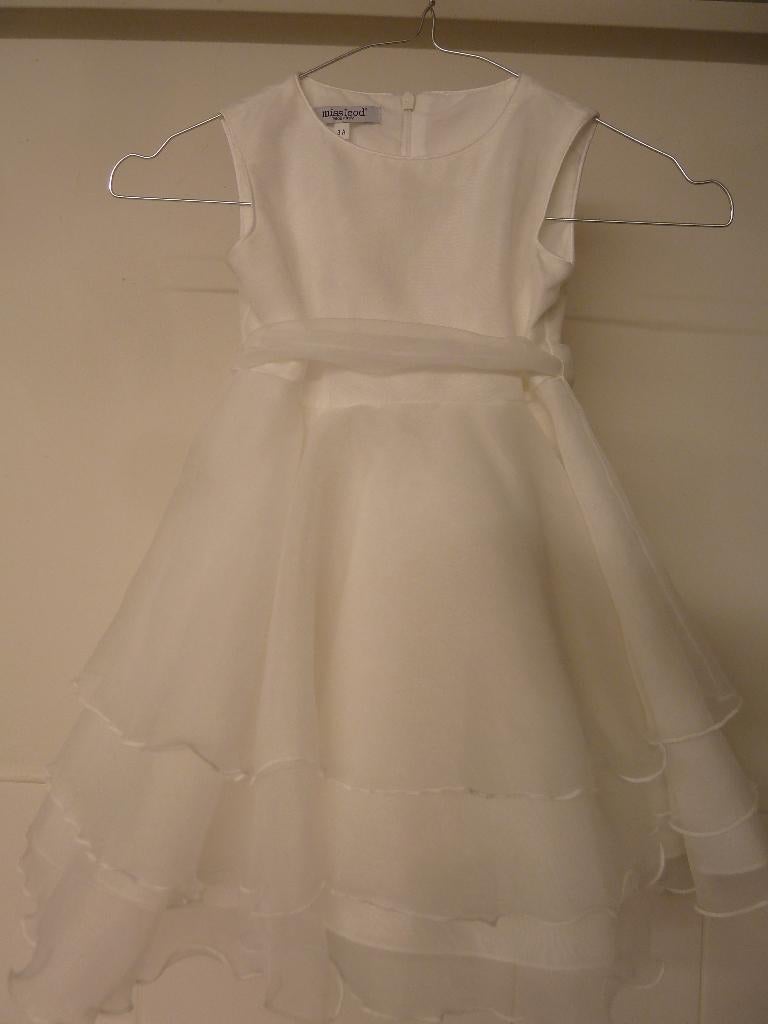 MISS LEOD BRUIDSMEISJES JURK EN VESTJE 3 JAAR, Kleding | Dames, Gelegenheidskleding, Zo goed als nieuw, Overige typen, Maat 34 (XS) of kleiner