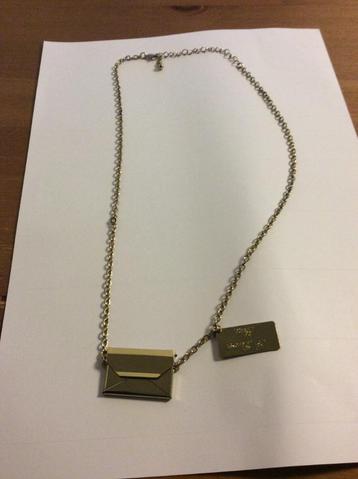 Ketting met envelop hanger (inclusief "I Love You" briefje) beschikbaar voor biedingen