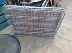 Metalen opvouwbare bench L61, B45 en hoogte 51cm, Ophalen, Gebruikt, Minder dan 65 cm, Minder dan 75 cm