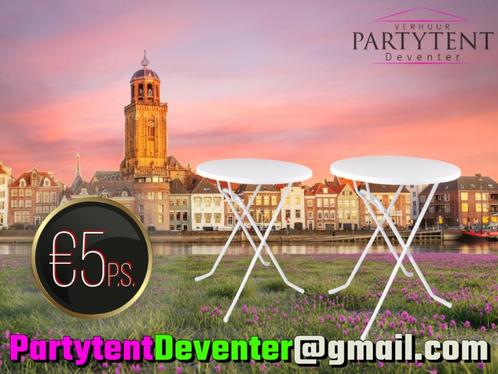 Feestje! Statafels tehuur + evt partytent 6x3 / heaters etc, Hobby en Vrije tijd, Feestartikelen | Verhuur, Ophalen