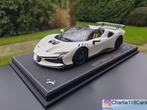 BBR 1/18 Ferrari SF90 XX Spider White Cervino carbon options, Hobby en Vrije tijd, Modelauto's | 1:18, Ophalen of Verzenden, Nieuw