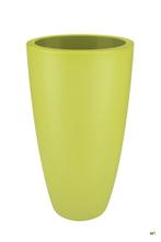 Design Elho Pure Soft Round high plantenbak lime, Ophalen, Tuin, Kunststof, Rond
