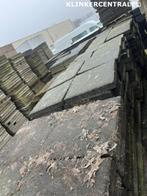 1.500m2 antraciet terrastegels 50x50x6cm oprittegels, beton, Bij dit gebruikte product niet meer te achterhalen., Gebruikt, Verzenden