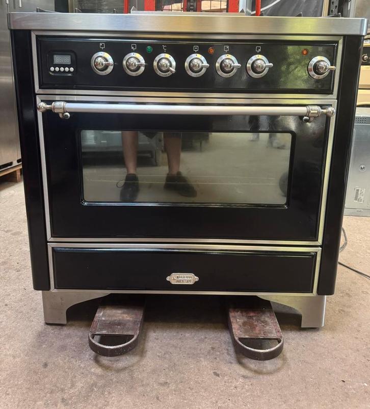 Boretti majestic fornuis, Witgoed en Apparatuur, Fornuizen, Zo goed als nieuw, Vrijstaand, Gas, 4 kookzones, 85 tot 90 cm, 60 cm of meer