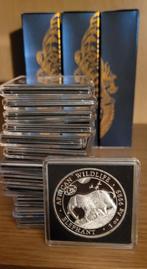 17 x 1oz zilveren munten Olifant Somalia ANA CHIC en andere, Ophalen of Verzenden, Zilver
