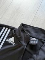 Zwart Adidas Trainingsjack met Witte Strepen - Maat M, Zwart, Adidas, Gedragen, Algemeen