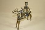 Bronzen paard met twee ruiters Dogon Mali, Ophalen of Verzenden