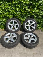 Winterbanden op aluminium velgen (VW Polo 185-60-R15), Auto-onderdelen, Banden en Velgen, Ophalen, Gebruikt, 15 inch, Banden en Velgen