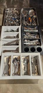 Partij Bestek + Bestekbakken, Ophalen, Gebruikt, Rvs of Chroom, Vaatwasserbestendig