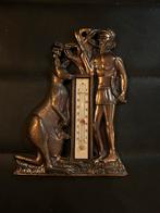 Vintage Thermometer met Kangoeroe & Man, Ophalen of Verzenden, Gebruikt, Binnenthermometer