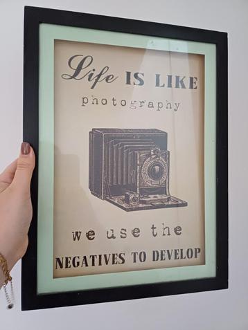 Wanddecoratie/ poster in lijst  beschikbaar voor biedingen