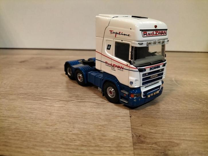 Scania R420 V8 van R. v.d. Zwan uit Poeldijk, Hobby en Vrije tijd, Modelauto's | 1:50, Bus of Vrachtwagen, Tekno, Ophalen of Verzenden