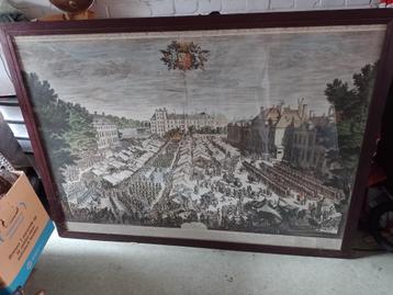 Oude Prent beschikbaar voor biedingen