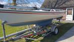 boottrailer Damco kanteltrailer kielboottrailer, Watersport en Boten, Boottrailers, Ophalen, Minder dan 1500 kg, Gebruikt, Verstelbare verlichting