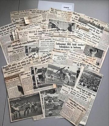 Voetbal krantenartikelen DWS jaren ‘50 ( Amsterdam )