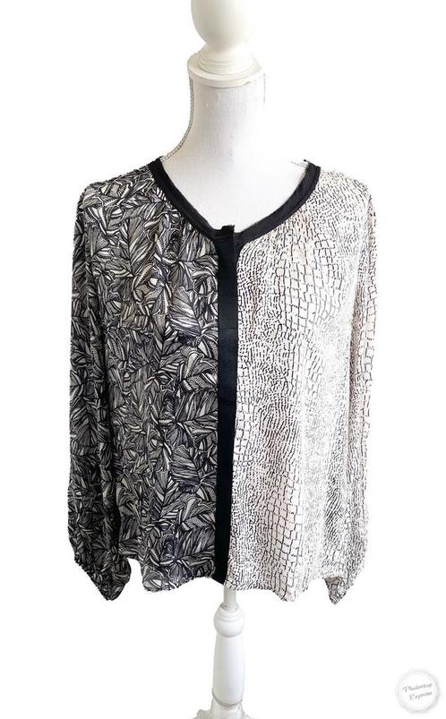 Mooie zijden blouse van Summum 42, Kleding | Dames, Blouses en Tunieken, Zo goed als nieuw, Maat 42/44 (L), Overige kleuren, Ophalen of Verzenden