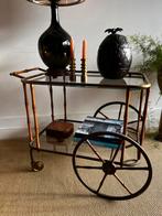 Faux Bamboo bar cart trolley serveerwagen antiek vintage, Ophalen