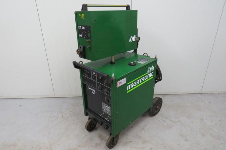 Migatronic Dynamig 405 mig/mag co2 lasapparaat WTGK 400V, Doe-het-zelf en Verbouw, Gereedschap | Lasapparaten, Gebruikt, Co2, 250 ampère of meer