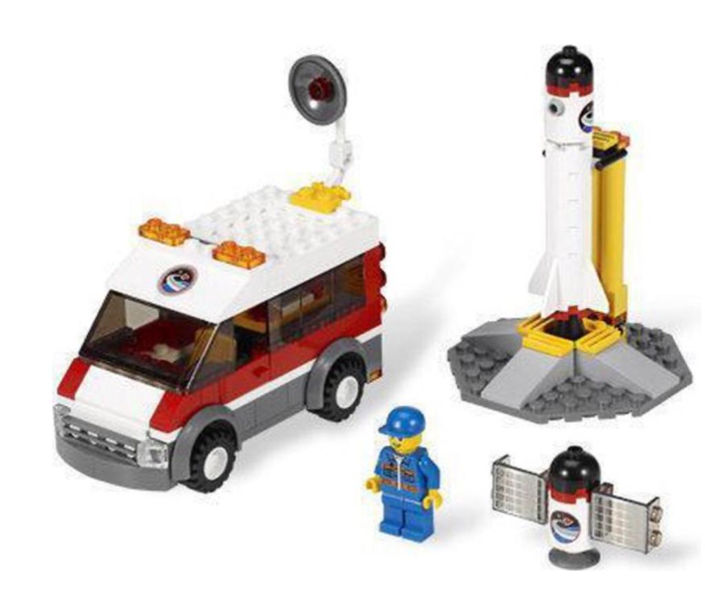 Lego City Satelliet Lanceer Platform - 3366 + 5616, Ophalen of Verzenden, Zo goed als nieuw, Complete set, Lego