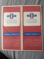 NS buitenlandse verbindingen - 5 oct 1947, Ophalen of Verzenden, Trein, Overige typen
