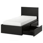 Ikea Malm éénpersoonsbed, Huis en Inrichting, Slaapkamer | Bedden, Ophalen, Gebruikt, 90 cm, Eenpersoons