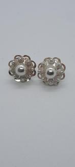Zeeuwse Knopen Zilveren Oorknoppen, Ophalen of Verzenden, Zo goed als nieuw, Knopjes of Stekers, Zilver