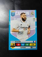 Karim benzema (real madrid) captain panini, Ophalen of Verzenden, Zo goed als nieuw, Buitenlandse clubs, Poster, Plaatje of Sticker