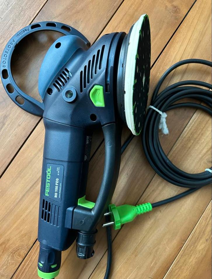 Festool RO 150 FEQ Rotex - Nieuw in België, Doe-het-zelf en Verbouw, Gereedschap | Schuurmachines, Nieuw, Excentrische schuurmachine