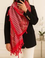 Rode boho viscose sjaal, Ophalen of Verzenden, Maat 46/48 (XL) of groter, Sjaal
