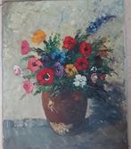 Oude schilderij met anemonen, Ophalen