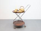 Vintage serveer trolley PK West Germany, Gebruikt, Metaal of Aluminium, Ophalen of Verzenden, 60 cm of meer