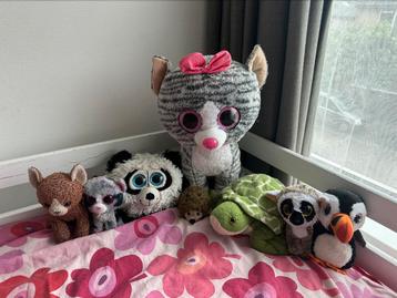 Ty Beanie Boo XL - Kiki Cat - Kat - 42 cm -Knuffel beschikbaar voor biedingen