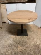 Eiken blad massief met onderstel, Ophalen, 50 tot 100 cm, Zo goed als nieuw, Minder dan 50 cm