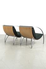 Karlo fauteuils voor KFF 90's design met plywood SALE, Ophalen, Metaal, 75 tot 100 cm, Gebruikt