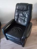 Leren Relaxfauteuil - Elektrisch verstelbaar, Huis en Inrichting, Fauteuils, Gebruikt, Ophalen of Verzenden, 75 tot 100 cm, Modern