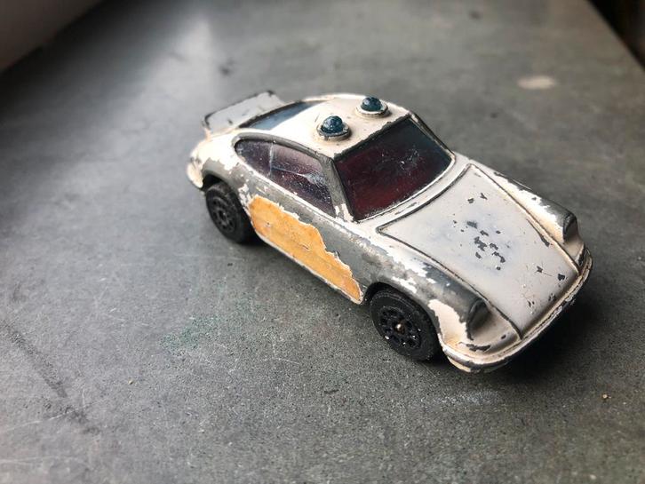 Miniatuur Porsche Carrera Police -  Corgi Juniors 1:63, Hobby en Vrije tijd, Modelauto's | Overige schalen, Gebruikt, Auto, Ophalen of Verzenden