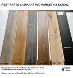 Rest Partij Laminaat Pvc en Parket vanaf €2,95p/m2, Huis en Inrichting, Stoffering | Vloerbedekking, Nieuw, 75 m² of meer, Beige