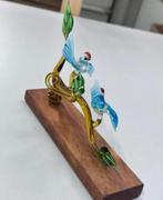 Glaskunst, vogels geblazen glas, vogelkunst glasdieren vogel, Verzamelen, Ophalen of Verzenden, Zo goed als nieuw, Dier
