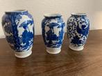 Antieke chineze vaasje kleine 3 x porselein oud, Antiek en Kunst, Ophalen of Verzenden