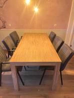 Eettafel eiken, Huis en Inrichting, Tafels | Eettafels, Ophalen, Gebruikt, Eikenhout, 50 tot 100 cm
