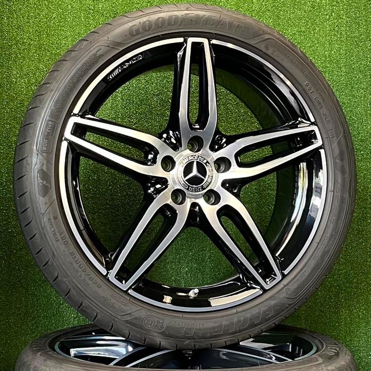 Originele 19 inch Mercedes AMG velgen banden E-klasse W213, Auto-onderdelen, Banden en Velgen, Banden en Velgen, Zomerbanden, 19 inch