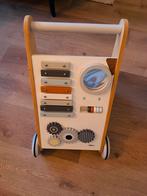 Houten loopwagen voor baby's en peuters, Kinderen en Baby's, Speelgoed | Babyspeelgoed, Ophalen, Gebruikt, Overige typen, Met wieltjes