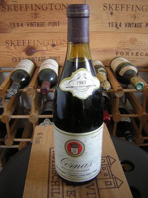 wijn 1983 Cornas. Forestier Freres a Tain Drome Rhone.., Verzamelen, Wijnen, Nieuw, Rode wijn, Frankrijk, Vol, Ophalen of Verzenden