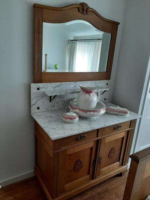 Antieke slaapkamer teab., Huis en Inrichting, Slaapkamer | Complete slaapkamers, Gebruikt, Ophalen