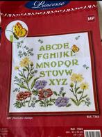 BORDUURPAKKET PRINCESSE ABC WILDE BLOEMEN, Verzenden, Zo goed als nieuw, Handborduren, Borduurpakket